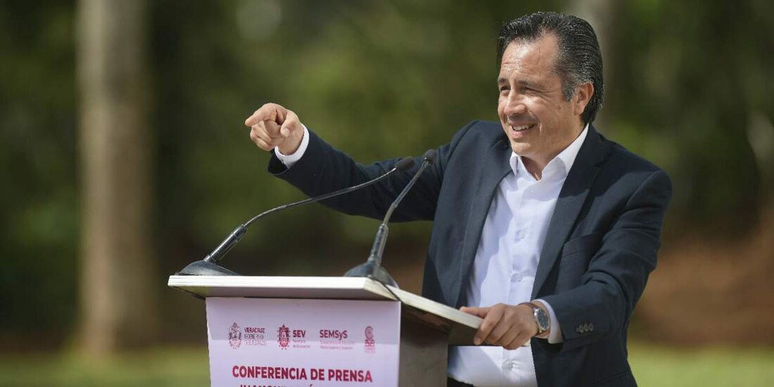 Cuitláhuac García, gobernador de Veracruz.