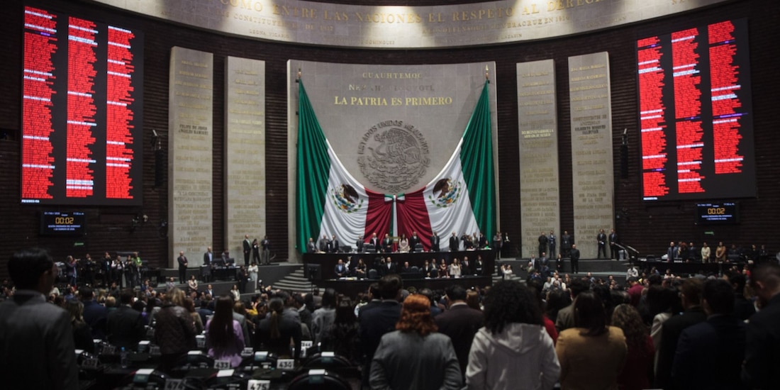 Sesión de Congreso General, en una fotografía ilustrativa.