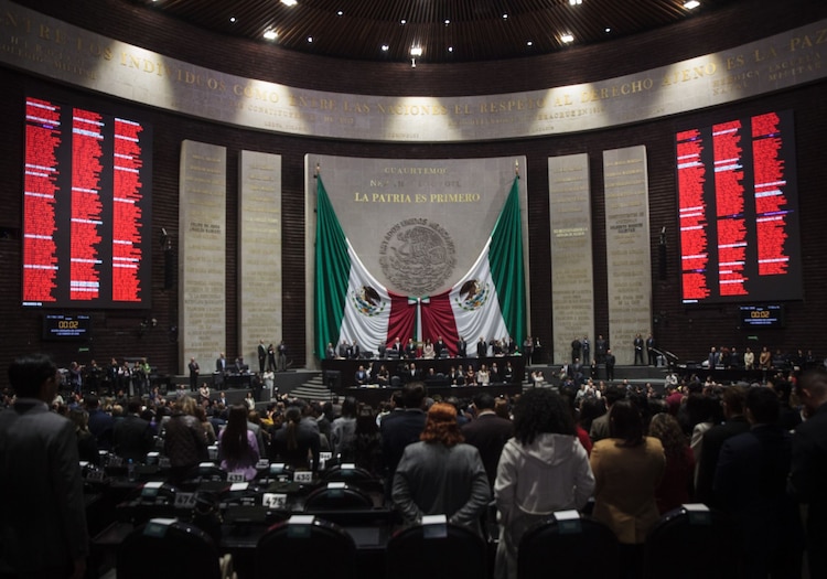 Sesión de Congreso General, en una fotografía ilustrativa.