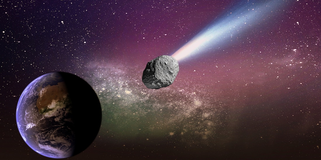 Imagen ilustrativa de un asteroide