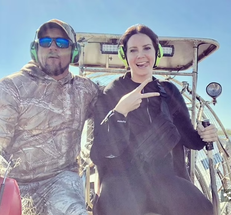 Lana del Rey y su esposo