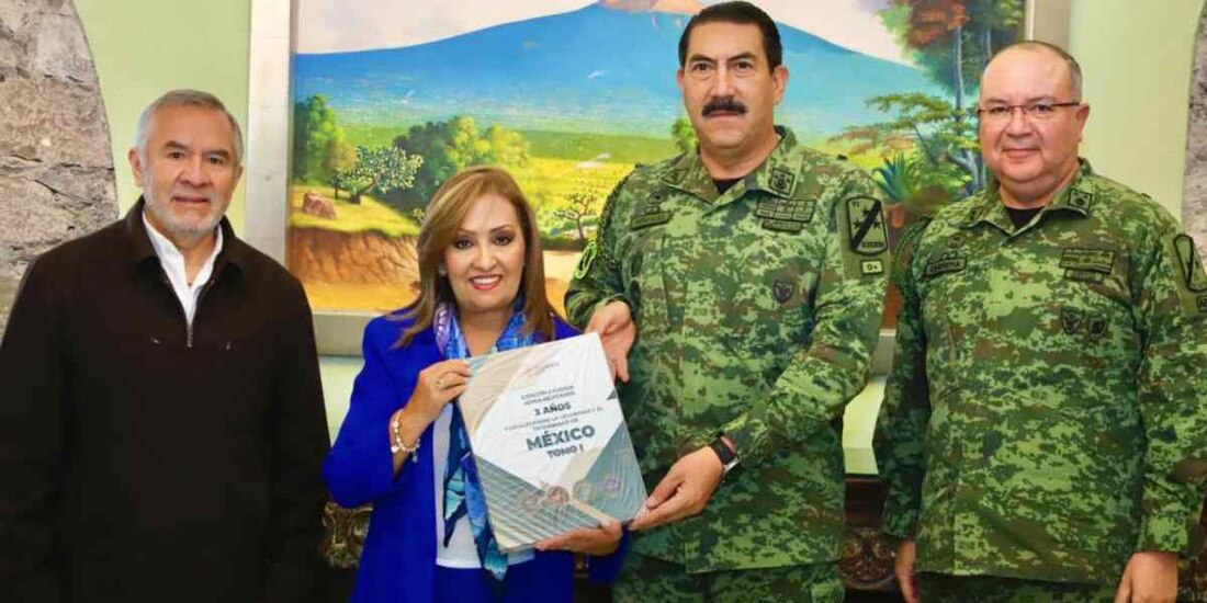 Reconoce Sedena trabajo de Lorena Cuéllar en materia de seguridad.