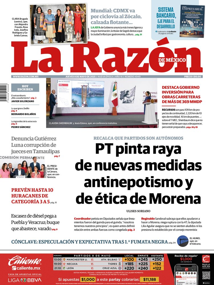 La Razón 08 mayo 2025