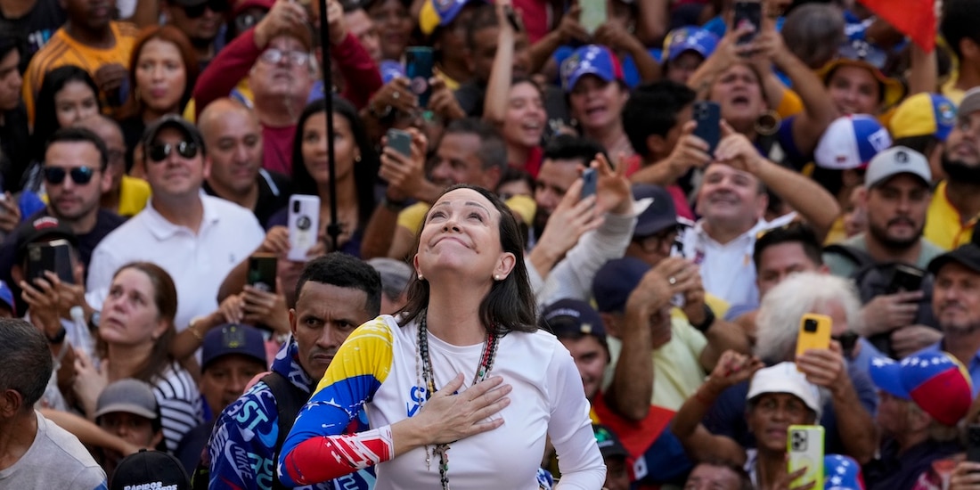 María Corina Machado, líder opositora venezolana, en fotografía de archivo.