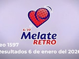 Conoce los resultados del sorteo Melate Retro 1597 del 6 de enero de 2026.