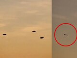 Captan a plena luz del día a 3 ovnis en Nevada, que eran escoltados por aviones militares.