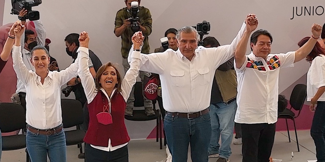 Respaldan líderes nacionales a Lorena Cuéllar