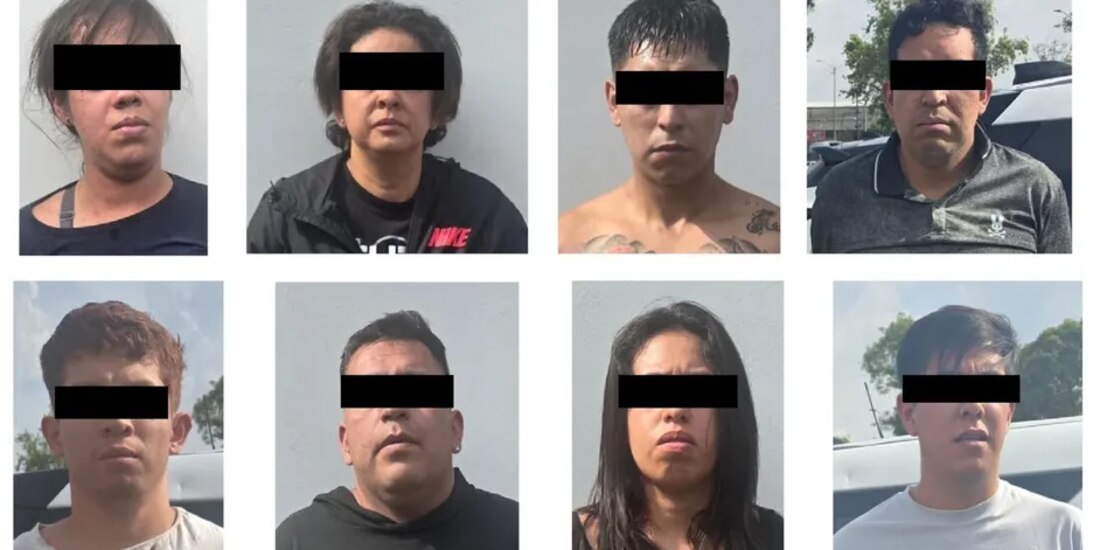 Los ocho detenidos por el presunto intento de despojo en GAM.