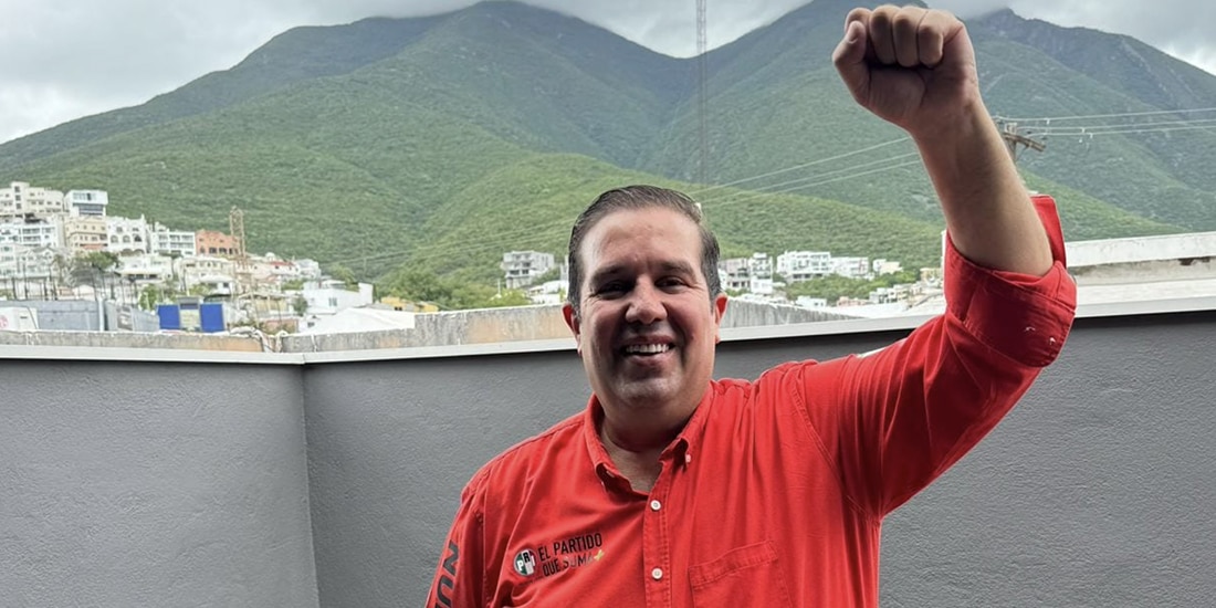 EL DIRIGENTE del PRI en Nuevo León, José Luis Garza Ochoa, en imagen de archivo