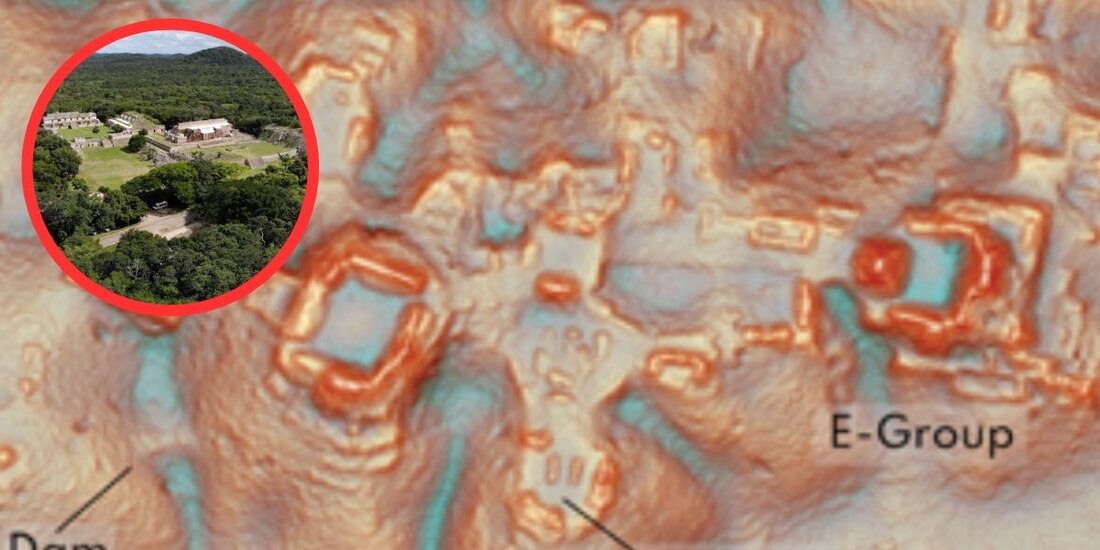 Ciudad maya "Valeriana". Foto: INAH/ Especial