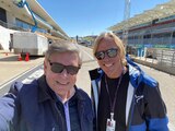 Fernando Tornello (izquierda) con Juan Fossaroli en el pitlane del Circuito de las Américas
