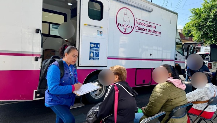 Los estudios especializados serán practicados con el soporte médico de la Fundación de Cáncer de Mama (FUCAM).