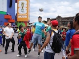 FIFA Fan Fest realizado en el Zócalo