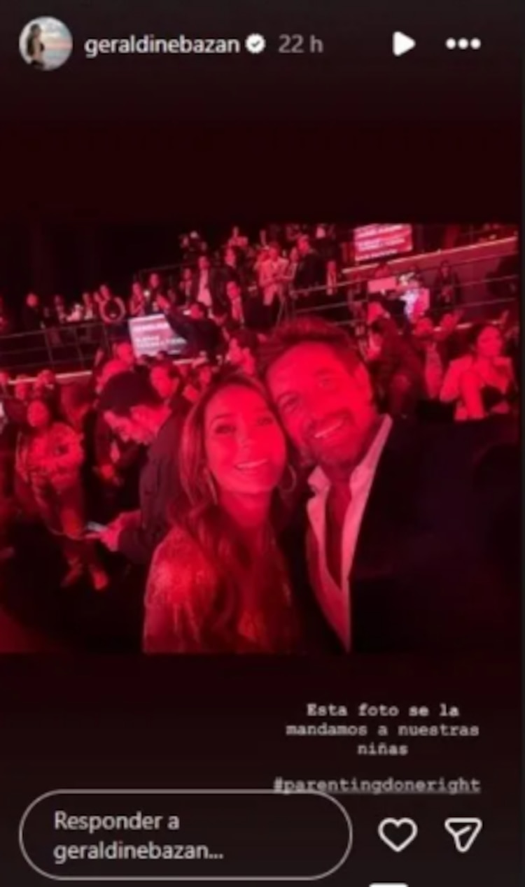 Foto de Geraldine Bazán y Gabriel Soto