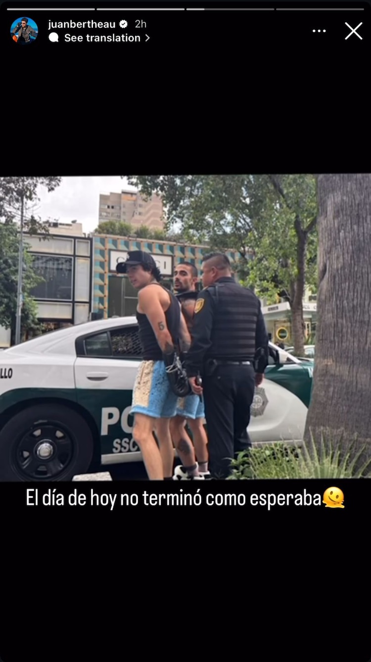 Mario Bautista y Juan Bertheau fueron arrestados por la policía capitalina.
