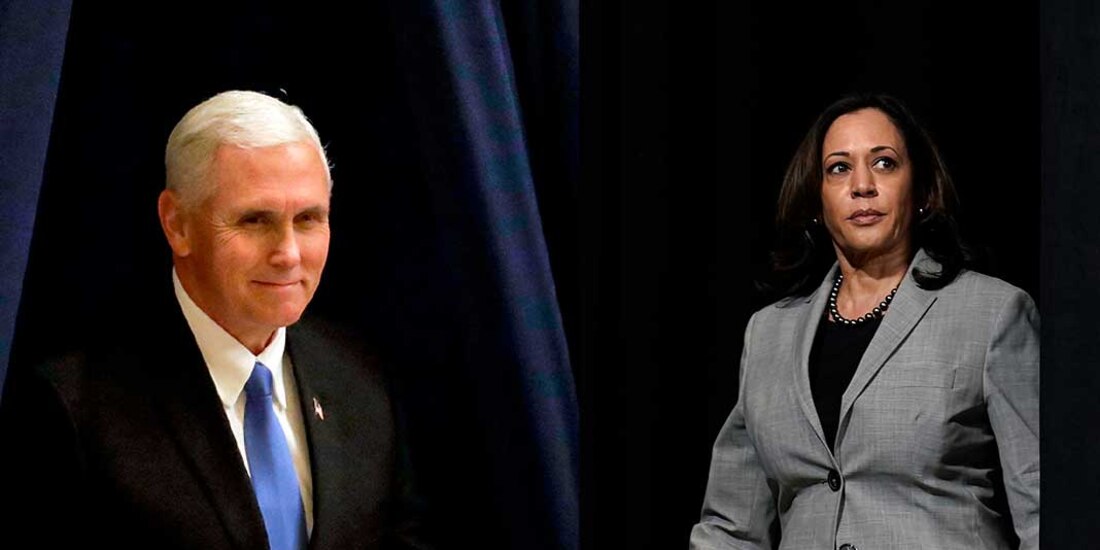 Mike Pence y Kamala Harris