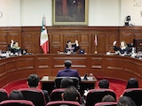 Votación durante la Sesión ordinaria del pleno de la Suprema Corte de Justicia de la Nación (SCJN), ayer.