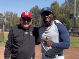 AMLO y Randy Arozarena tuvieron un concurso de home runs.