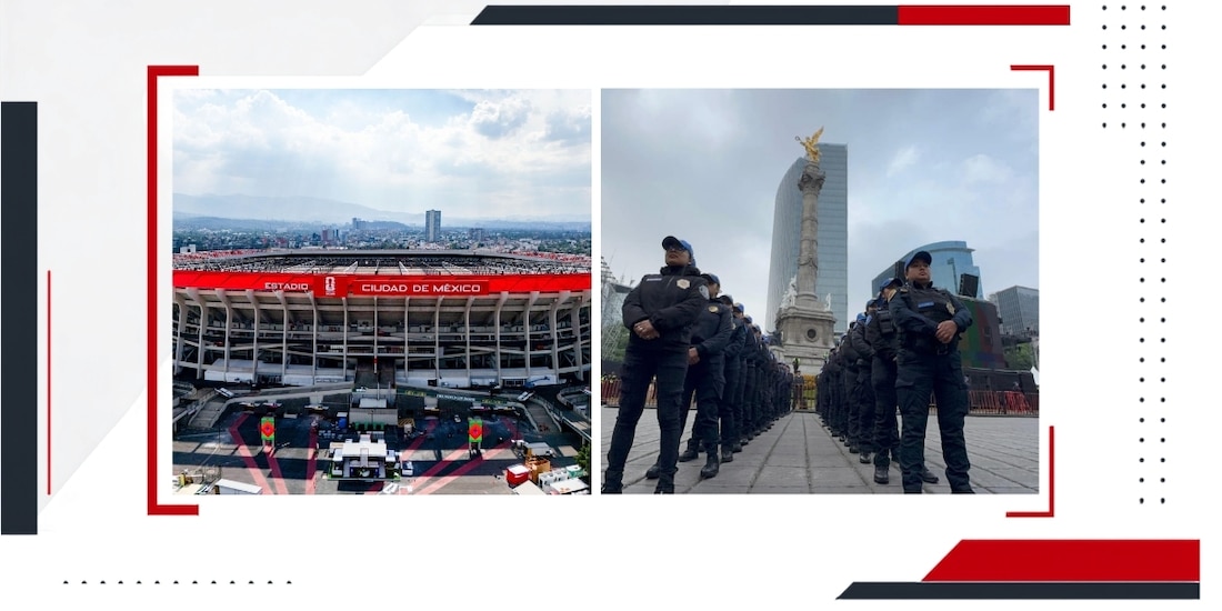 SSC-CDMX desplgará más de 17 mil policías en distintas sedes de la capital mexicana por duelo México vs Inglaterra.
