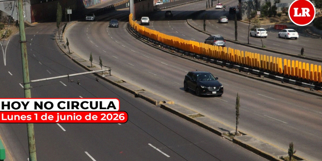 Revisa cómo aplica el Hoy No Circula este lunes 1 de junio de 2026 en la Zona Metropolitana del Valle de México.