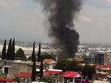 Se registra incendio en fábrica de solventes en Tultitlan, Estado de México