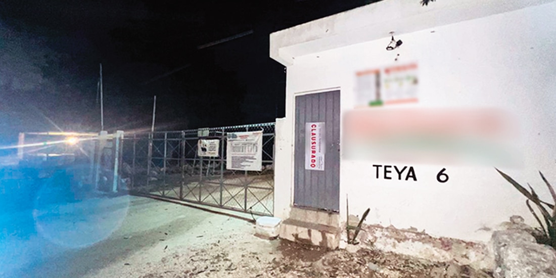 EL SITIO clausurado, en Kanasín, Yucatán