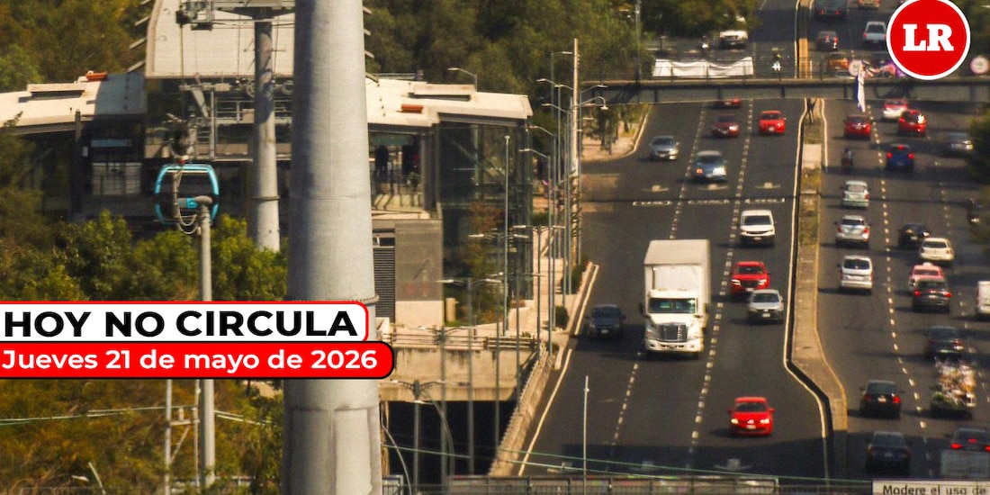 Revisa cómo aplica el Hoy No Circula este jueves 21 de mayo de 2026 en la Ciudad de México y el Estado de México.