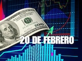 Este es el precio del dólar hoy, 20 de febrero.