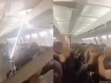 Techo de avión se desprende en Iran