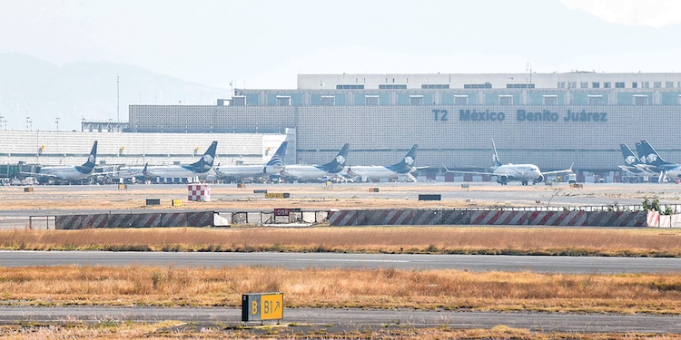 Terminal 2 del Aeropuerto Internacional Benito Juárez, en imagen de archivo.