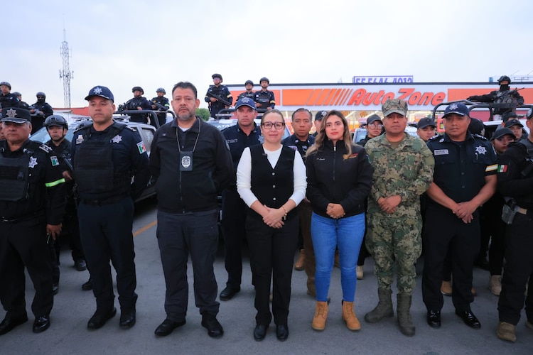 Operativo conjunto en Ecatepec moviliza a 300 policías para frenar el robo de autos