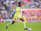 El extremo neerlandés Javairo Dilrosun en un partido del América en la Liga MX