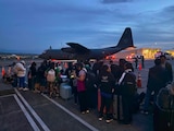Imagen de los mexicanos repatriados.