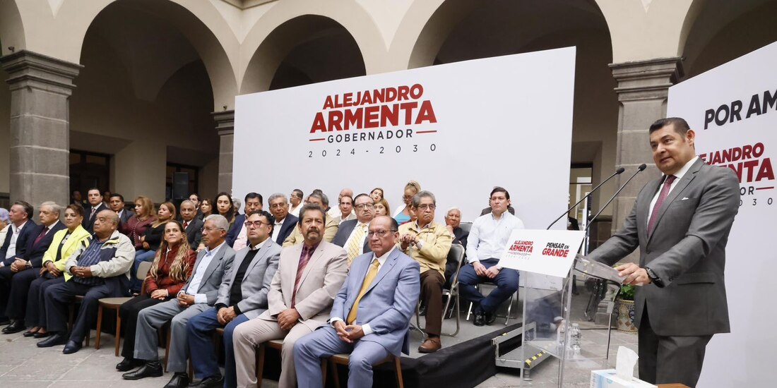 El próximo Gobernador de Puebla, Alejandro Armenta.