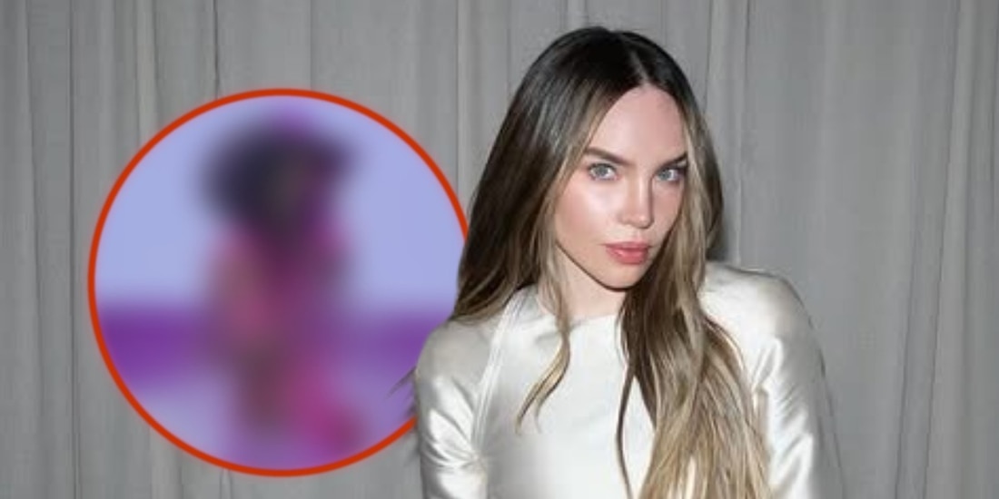 Se le levanta el top a Belinda y no deja nada a la imaginación