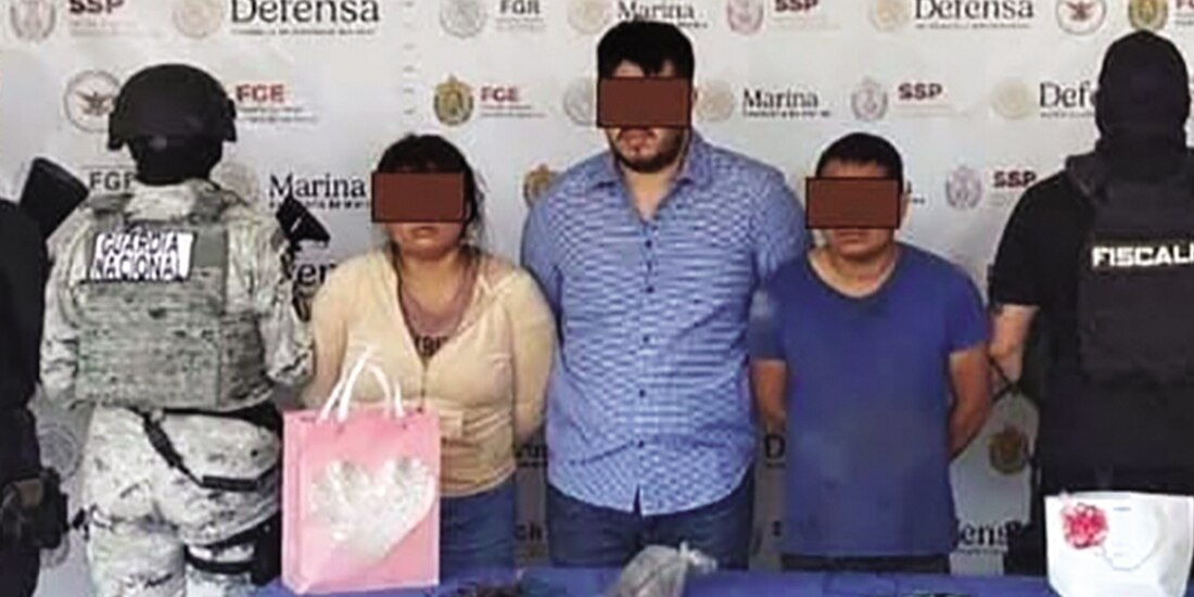 Los detenidos, en imagen difundida por la FGE-Veracruz, ayer.