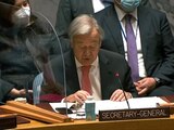 António Guterres, secretario general de la ONU.