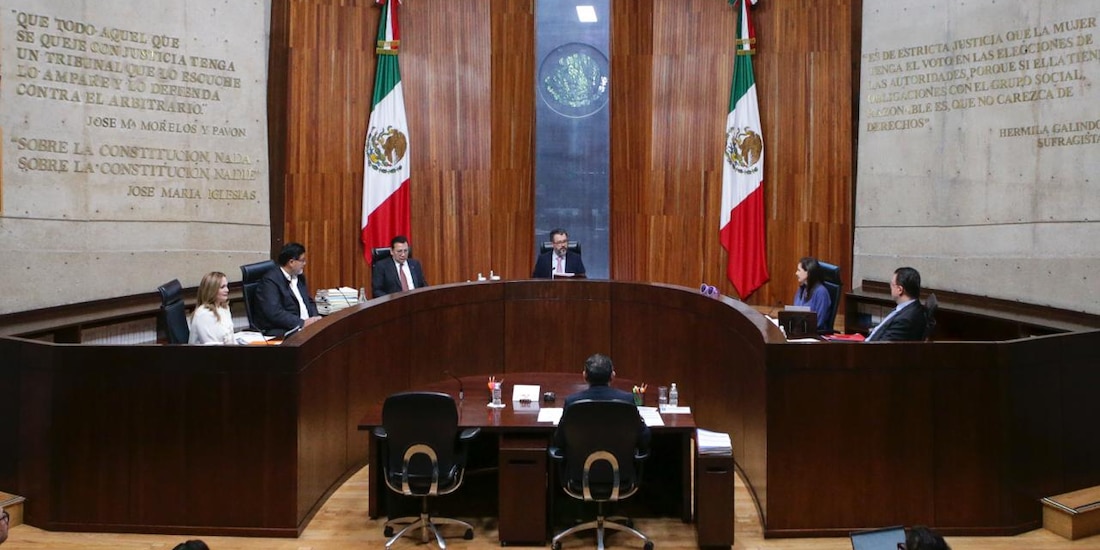 La Sala Superior del TEPJF, en una fotografía ilustrativa.