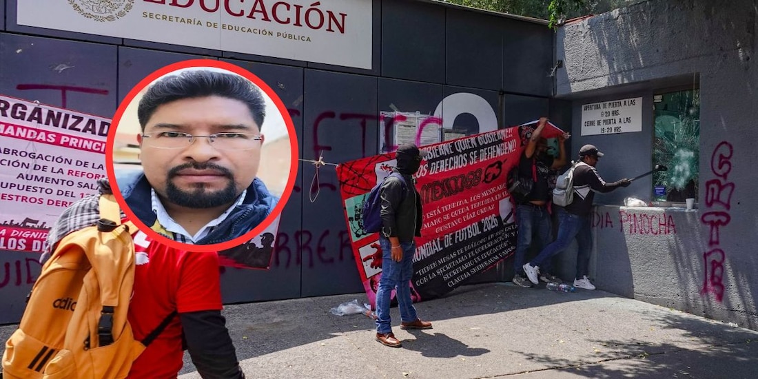 Maestro de la CNTE quedará ciego tras resultar herido