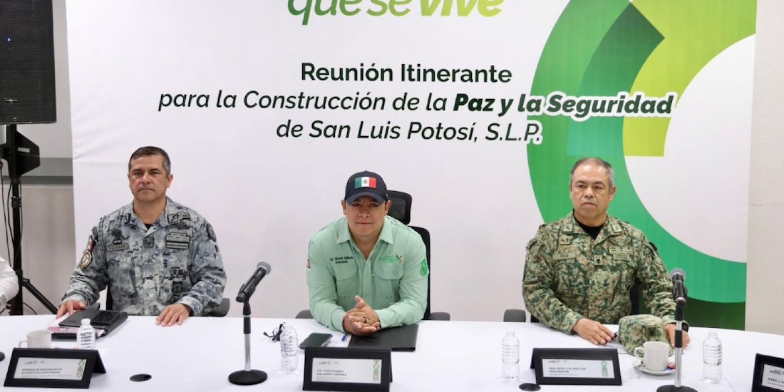 San Luis Potosí reduce delitos con estrategia integral de seguridad.