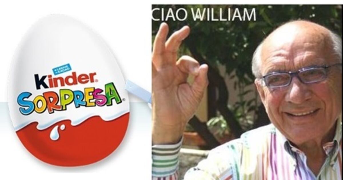 Muere William Salice, creador del huevito Kinder - La Razón de México