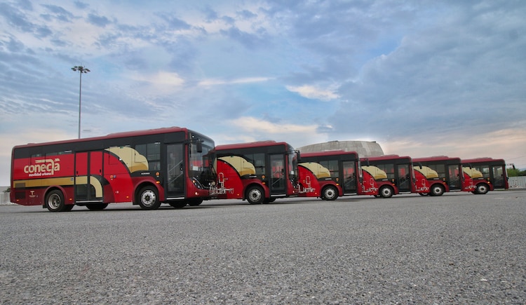 Transporte híbrido en Tamaulipas.