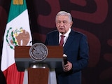 El Jefe del Ejecutivo federal, Andrés Manuel López Obrador, en conferencia de prensa.