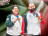 Alejandra Zavala y Daniel Urquiza ganaron oro en tiro deportivo en Santo Domingo 2026.