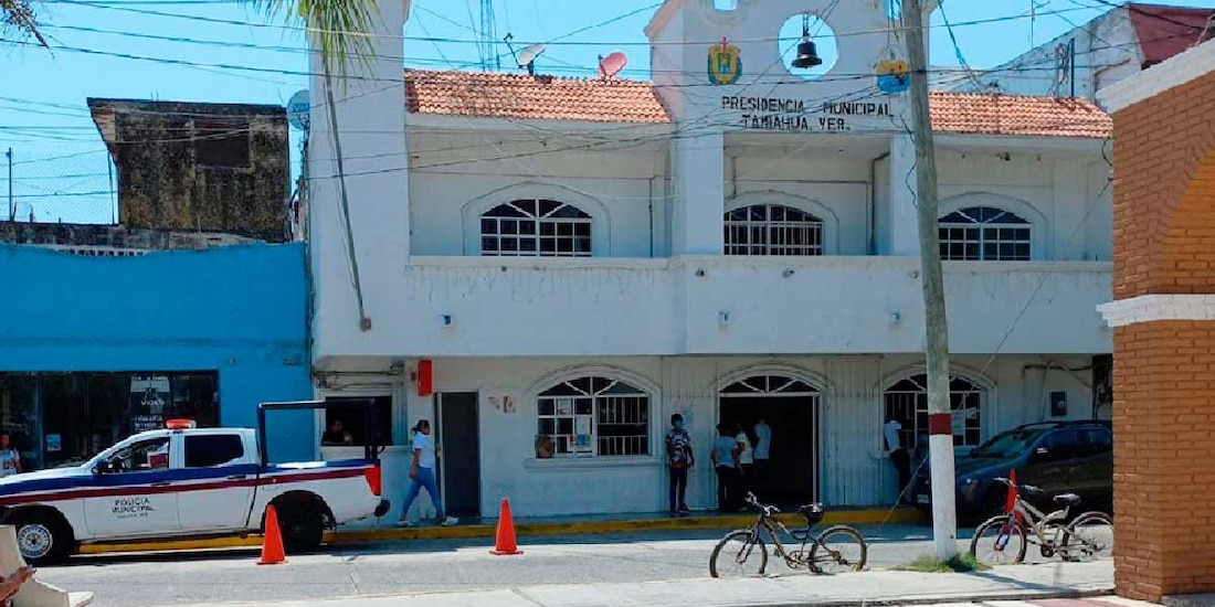 Fachada Palacio municipal de Tamiahua, Veracruz