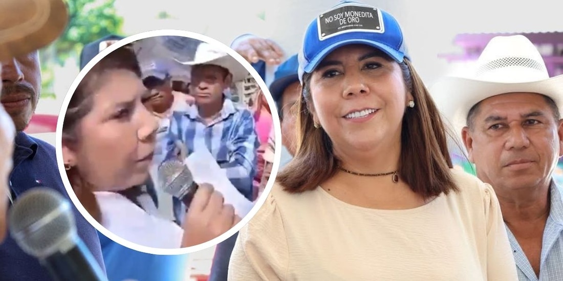 Mari Luz Velázquez, presidenta municipal de Huimanguillo, Tabasco, responde a adulto mayor que "ya va de salida".