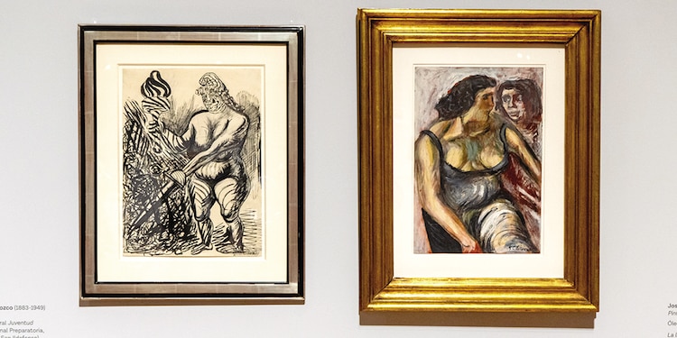 Dos obras que se exhiben en el Museo de Arte Moderno.