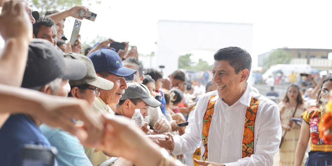 Salomón Jara anuncia que la “primavera oaxaqueña” florece con obras clave, como la autopista Mitla-Tehuantepec y el saneamiento de ríos.