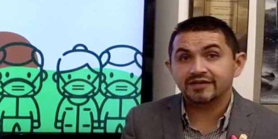 El secretario de salud estatal presenta actualización de casos COVID-19.