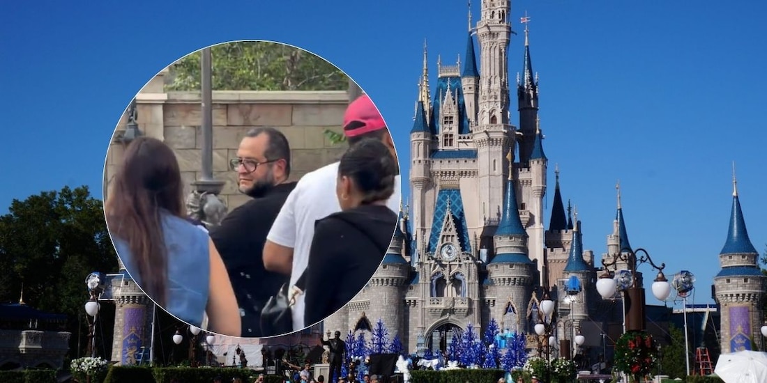 Captan a José Ramón López Beltrán en lujoso parque temático Magic Kingdom de Disney, en Orlando, EU.